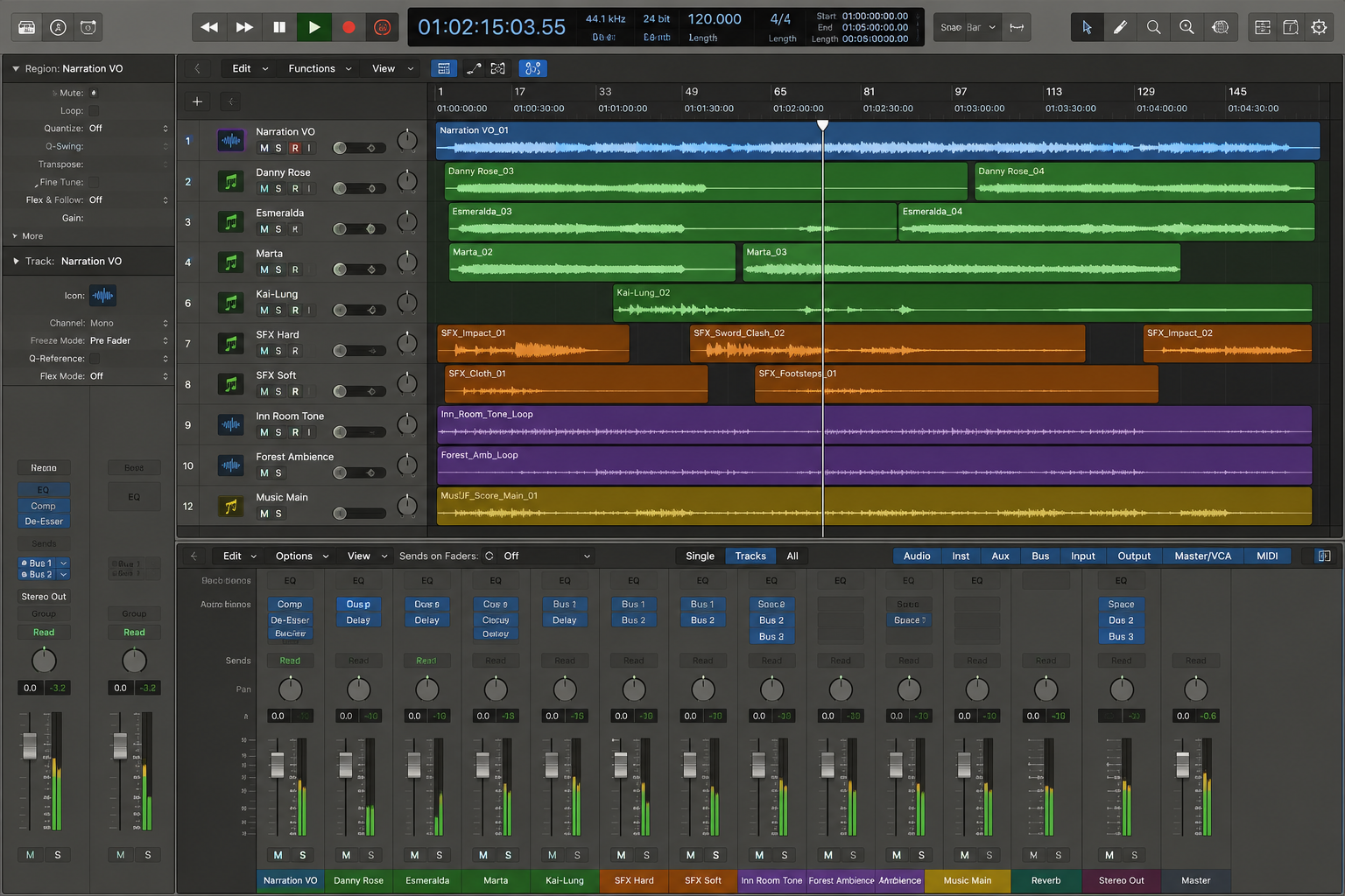 Grounded Before Wuxia: Building the Sound of a Fight